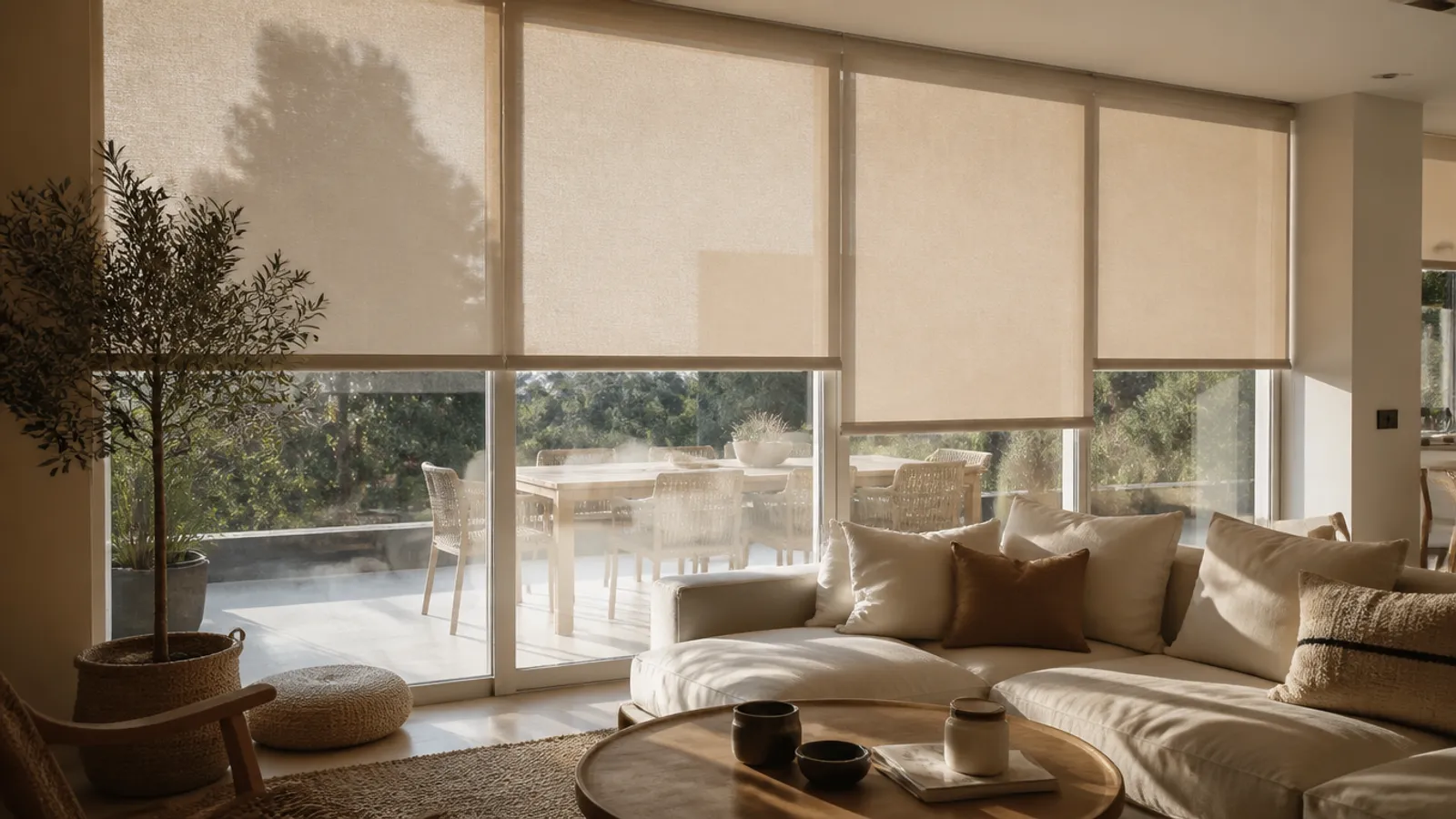 Cortinas y estores para control térmico